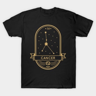 Cancer Gold Sigil T-Shirt